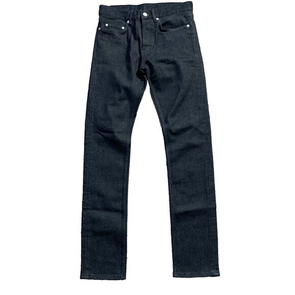 SANDRO Paris Black Dark Wash Button Fly Jeans 27 Women - Picture 1 of 11